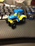 Tractor on my keyboard.